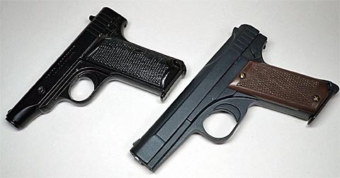 浜田式自動拳銃と二式拳銃